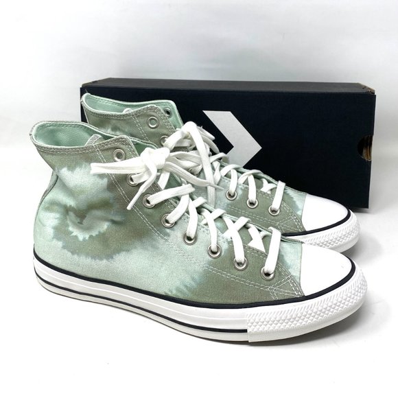 Converse Shoes Women Size 171912C CTAS High Top Light Field Surplus Green Canvas - Picture 5 of 9